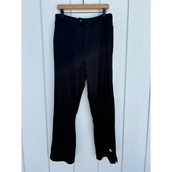Adidas Black Pants,‎ Zip Ankle, Zip Ventilation, Size Medium - Picture 1 of 11